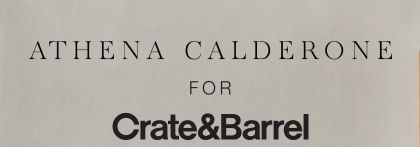 athena calderone for crate & barrel