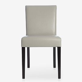 Lowe Pewter Leather Dining Chair