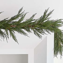 Faux Cypress Garland