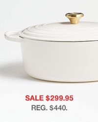 Le Creuset ® Cream Signature 8-Qt. Oval Dutch Oven