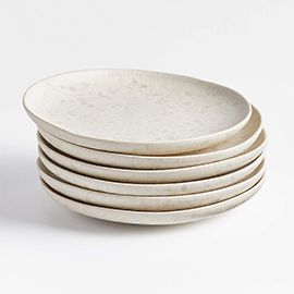 Douzee Aperitifs Plates, Set of 6