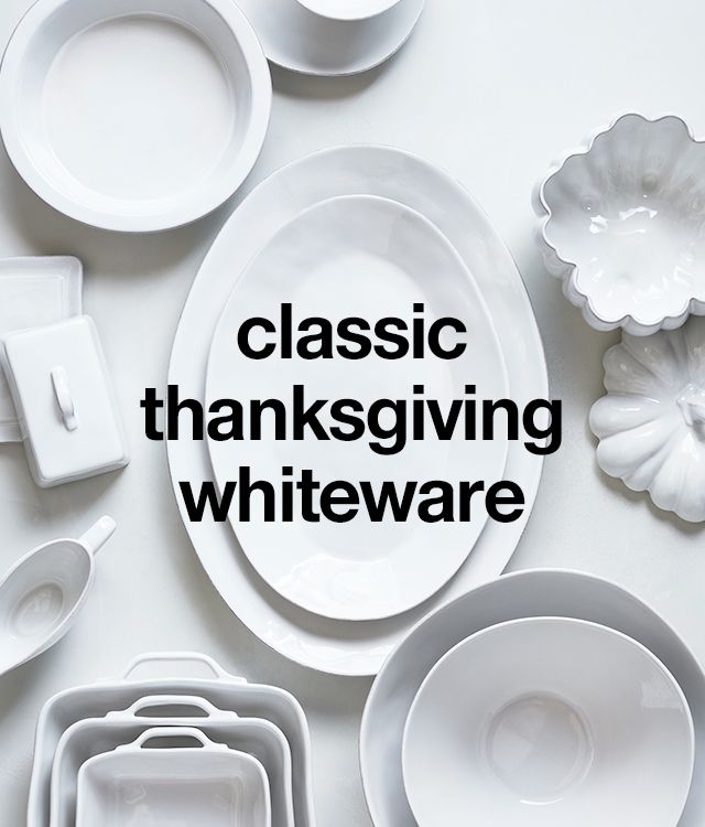 classic thanksgiving whiteware