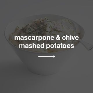 marscapone & chive mashed potatoes