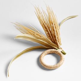 Faux Wheat Napkin Ring