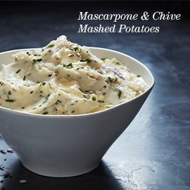 mascarpone & chive mashed potatoes