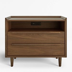 Tate Midcentury Charging Nightstand