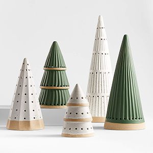 LED Ceramic Christmas Trees