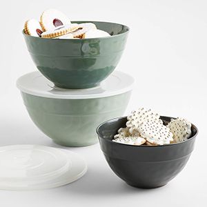 Orabel Melamine Bowls with Lids