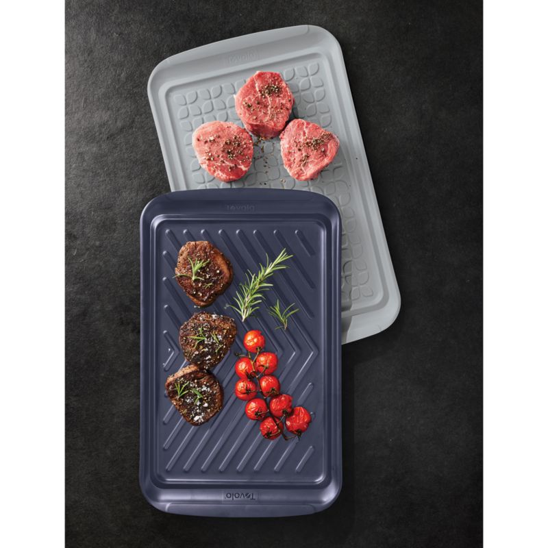 Prep and Serve Stacking Grill Prep Trays, Set of 2 - image 2 of 7