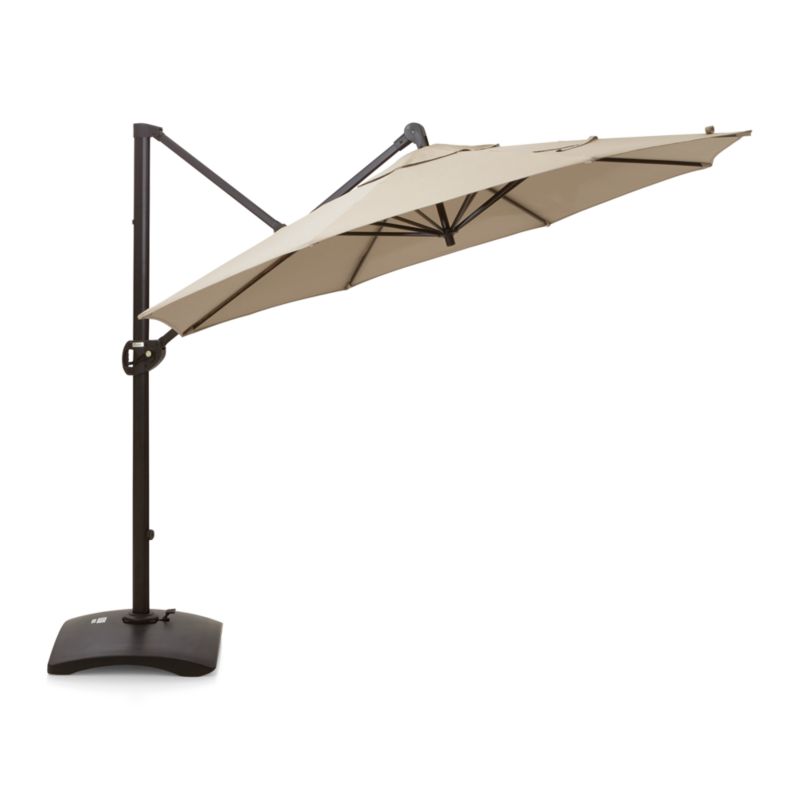 10' Round Cantilever Outdoor Patio Umbrella with Base - image 4 of 7