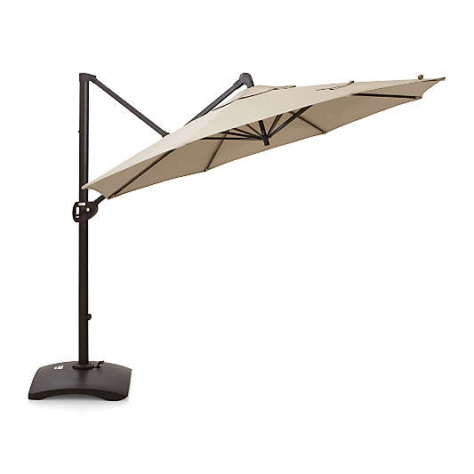 10' Round Cantilever Outdoor Patio Umbrella with Base