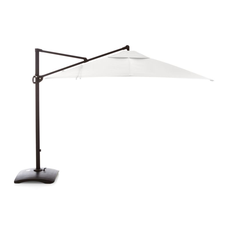 10' White Sand Sunbrella ® Square Cantilever Outdoor Patio Umbrella Canopy - image 1 of 2