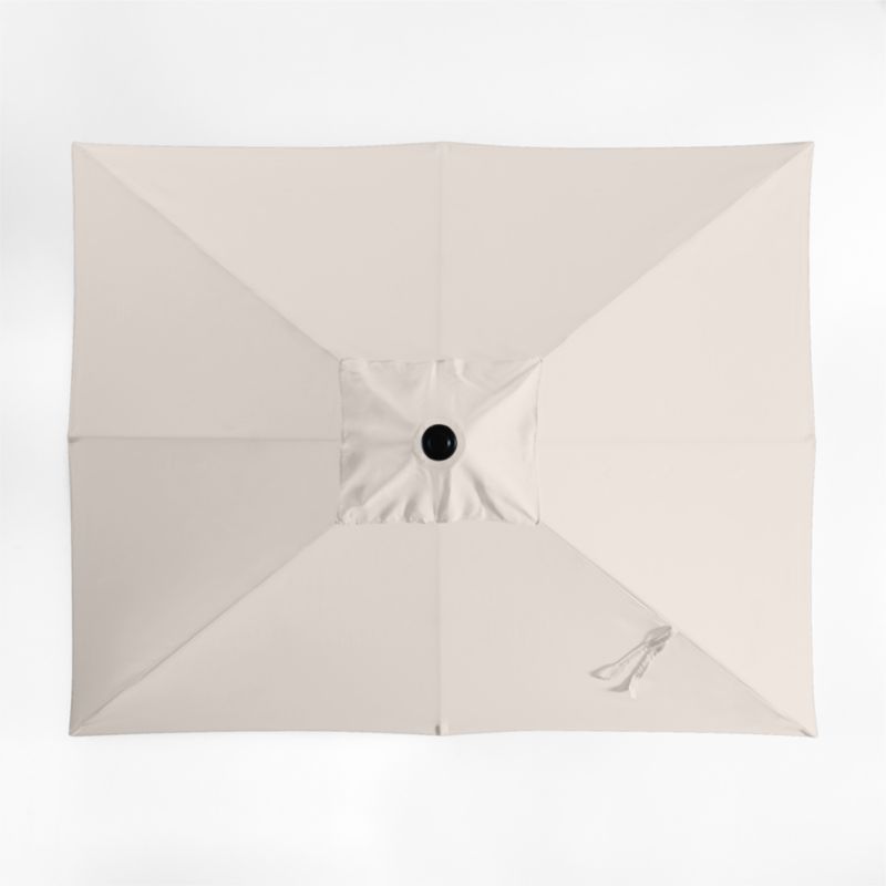 10' Rectangle Sunbrella® Canvas Canvas Outdoor Patio Umbrella with Black Metal Frame - image 3 of 5