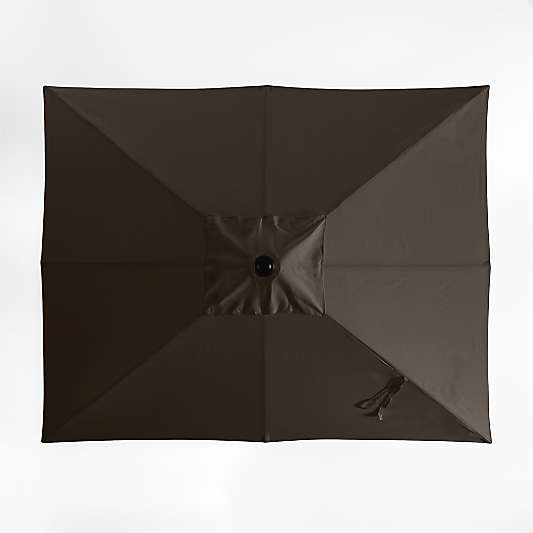 10' Rectangle Sunbrella® Canvas Java Outdoor Patio Umbrella Cover