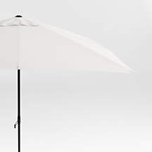 black and white patio umbrella rectangular Elsa Fashion Line 9' - / certified wood from responsibly managed forests Sunnyglade 9' Patio Umbrella Black