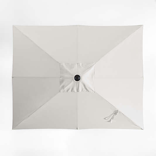 10' Rectangle Sunbrella® Cast Silver Outdoor Patio Umbrella Cover