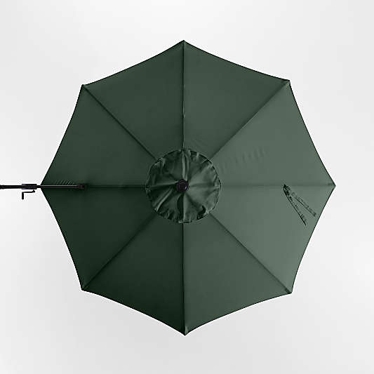 10' Round Sunbrella® Cast Ivy Green Outdoor Cantilever Patio Umbrella Cover