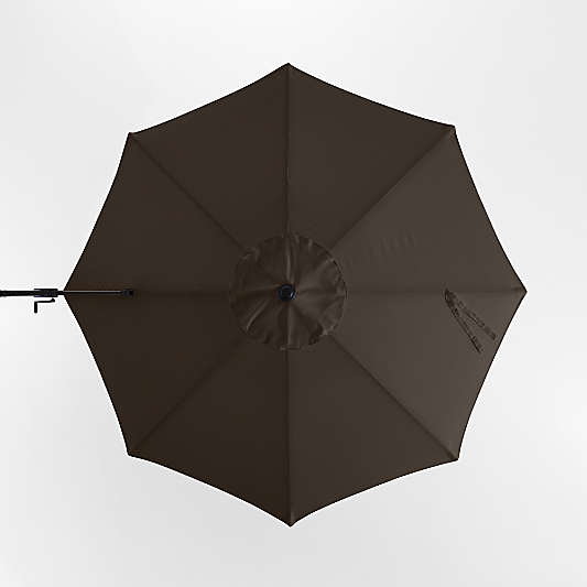 10' Round Sunbrella® Canvas Java Outdoor Cantilever Patio Umbrella Cover