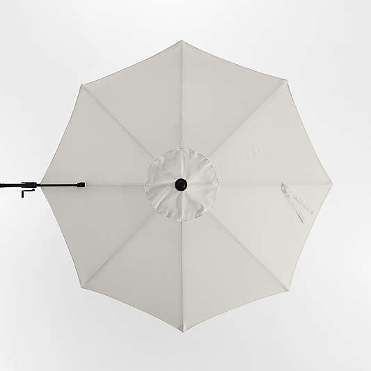 10' Round Sunbrella® Cast Silver Outdoor Cantilever Patio Umbrella Cover