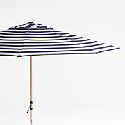 6' Round Tilt Faux Wood Outdoor Patio Umbrella Frame