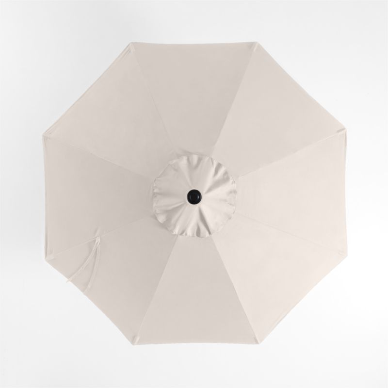 10' Round Sunbrella® Canvas Canvas Outdoor Patio Umbrella with Black Metal Frame - image 3 of 5