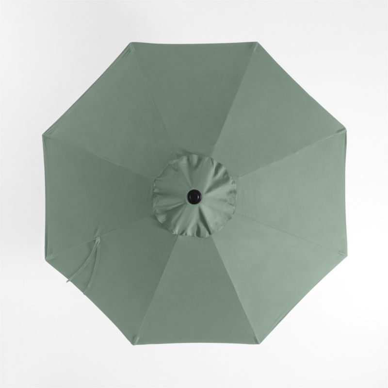 10' Round Sunbrella® Canvas Spa Outdoor Patio Umbrella with Black Metal Frame - image 3 of 5