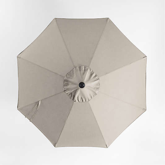 10' Round Sunbrella® Cast Ash Brown Outdoor Patio Umbrella Cover