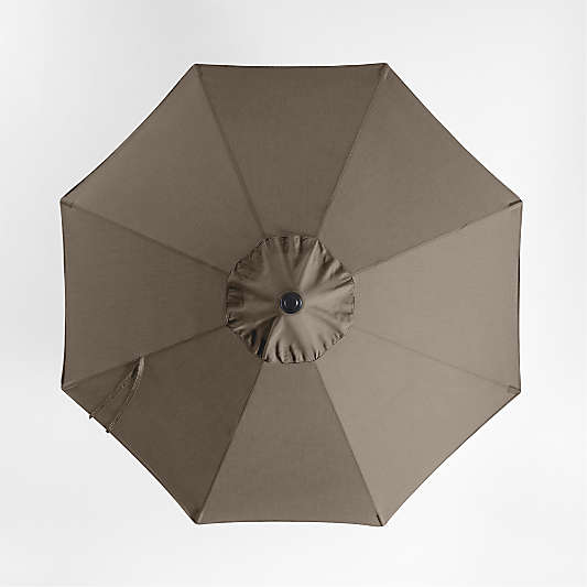 10' Round Sunbrella® Cast Shale Outdoor Patio Umbrella Cover