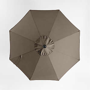 bj patio table umbrella Berkley Jensen 11' Aluminum Umbrella with Sunbrella Fabric