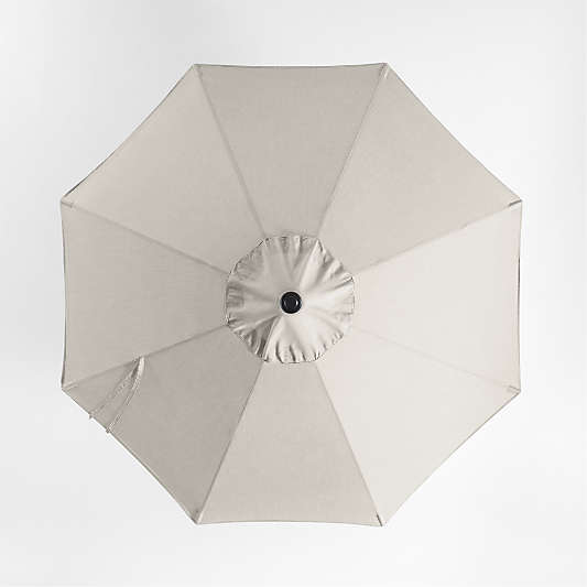 10' Round Sunbrella® Cast Silver Outdoor Patio Umbrella Cover