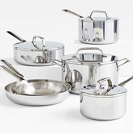 Crate & Barrel EvenCook Core® 10-Pc. Cookware Set