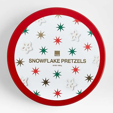 White Snowflake Pretzels