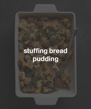 stuffing bread pudding