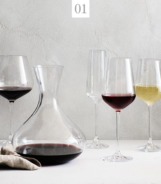 wine glasses