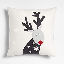 Christmas Reindeer Throw Pillows