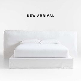 Ever White Slipcover Queen Bed