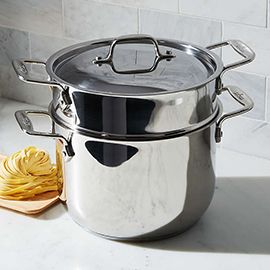 All-Clad® Stainless Steel 6-Qt. Pasta Pot with Lid