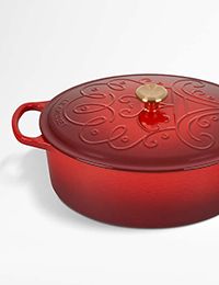 Le Creuset ® Noel Cerise 6.75-Qt. Oval Dutch Oven