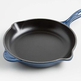 Le Creuset® Classic 9" Ink Blue Cast Iron Skillet