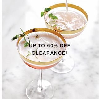 UP TO 60% OFF CLEARANCE