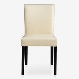 Lowe Ivory Leather Dining Chair