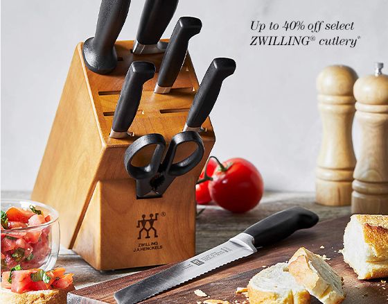 up to 40% off select Zwilling