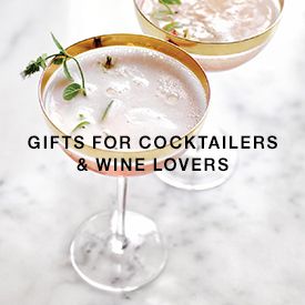 gifts for cocktailers & wine lovers