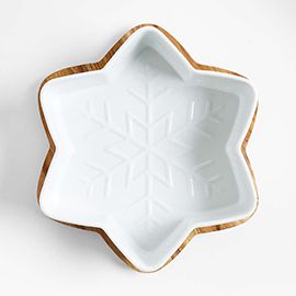 Snowflake Oven-to-Table Casserole Dish