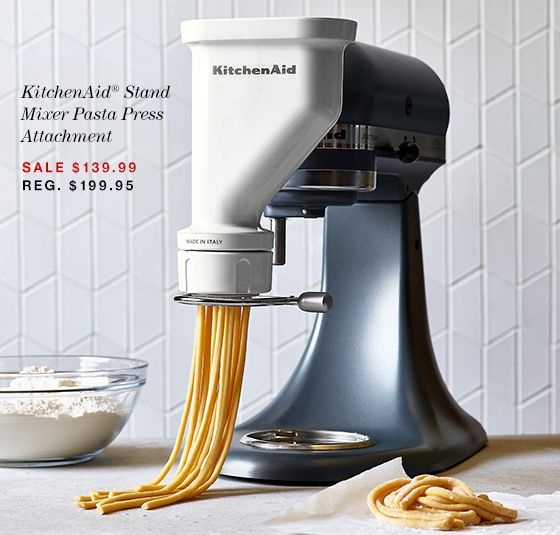 KitchenAid stand mixer pasta press attachment