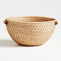 artesia natural rattan bowl