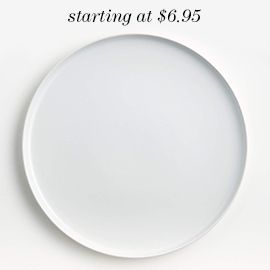 WREN MATTE WHITE DINNER PLATE