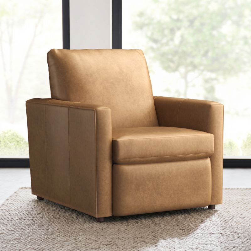 Lounge 34" Leather Power Recliner Chair - image 9 of 12