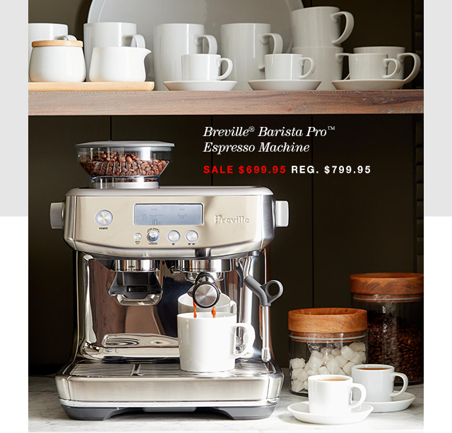 breville barista pro espresso machine