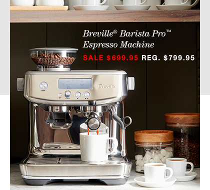 breville barista pro espresso machine